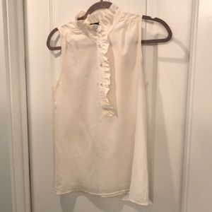Jcrew sleeveless -cream - blouse